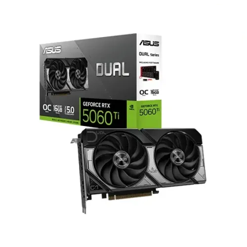 ASUS Dual GeForce RTX 5060 Ti OC Edition 16GB GDDR7 Graphics Card